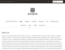 Tablet Screenshot of daseinbags.com